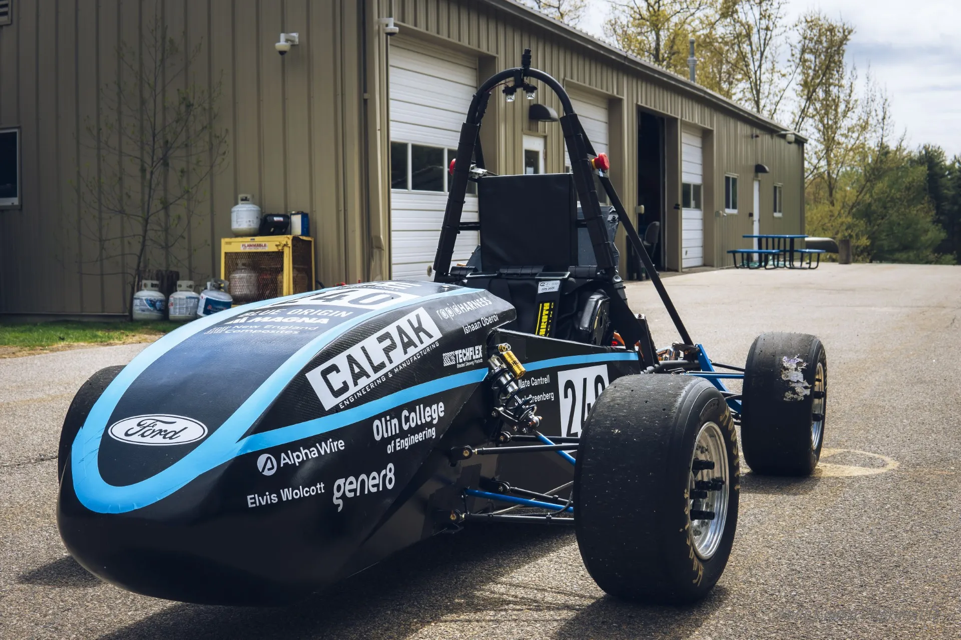 Calpak USA and Olin College of Engineering Formula SAE team