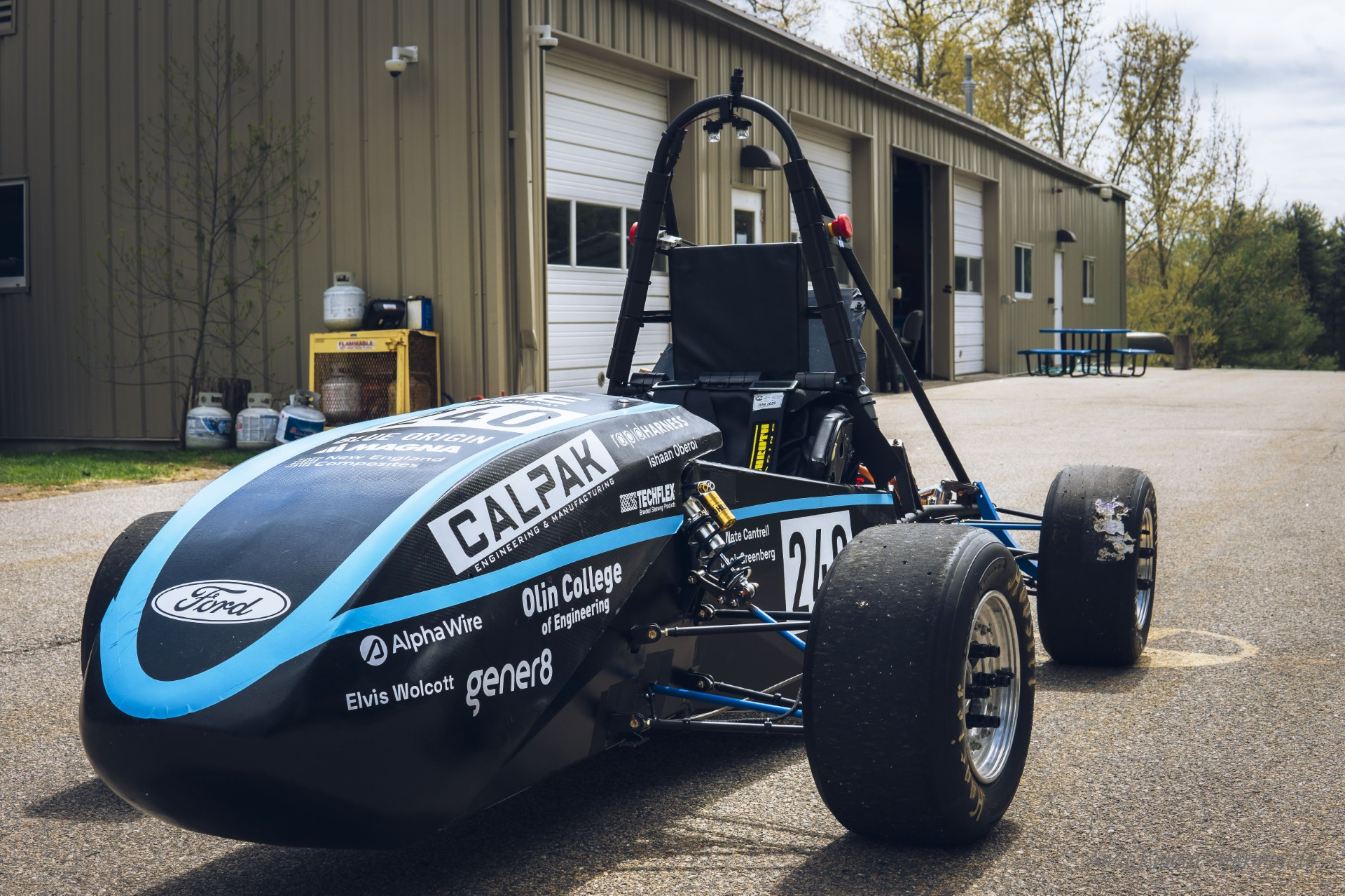 Calpak USA and Olin College of Engineering Formula SAE team